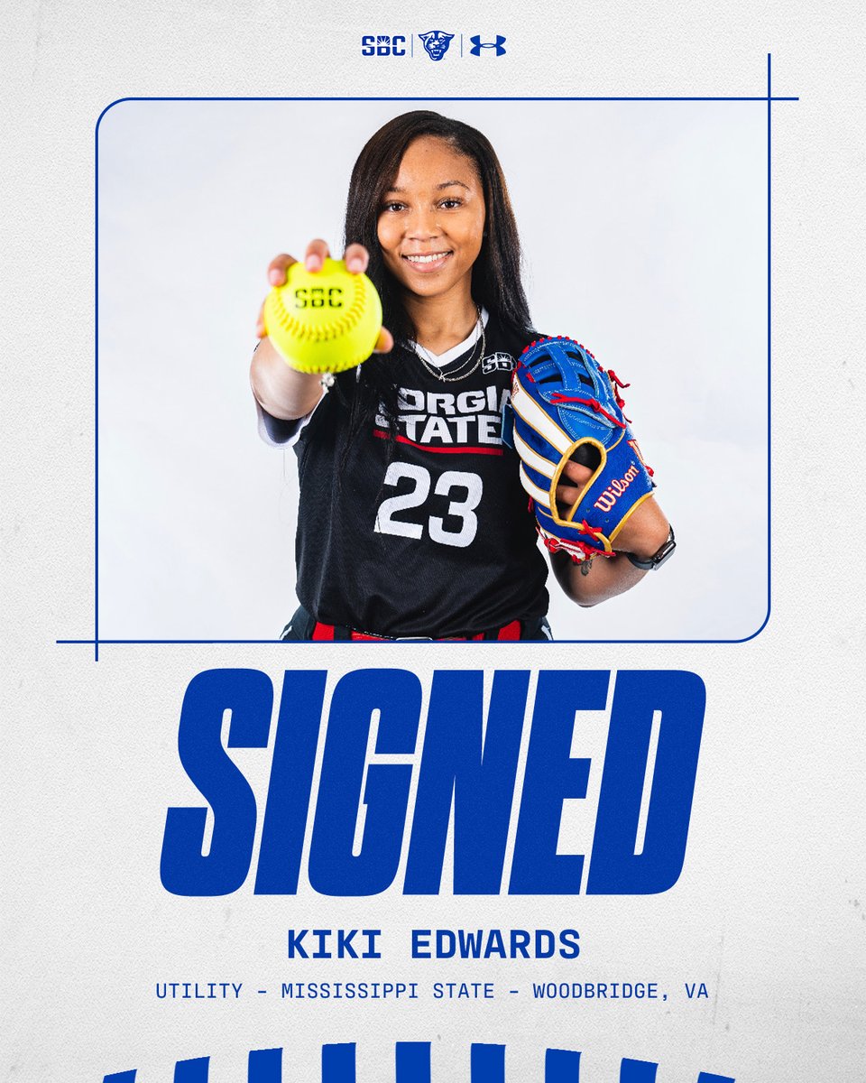 𝙒𝙚𝙡𝙘𝙤𝙢𝙚 𝙩𝙤 𝙩𝙝𝙚 𝘼, 𝙆𝙞𝙠𝙞 𝙀𝙙𝙬𝙖𝙧𝙙𝙨 🔥

"...She has a passion for the game and is excited to bring that to Georgia State to finish her career." - Coach Nicholson

@kiearaEdwards | #OurCity