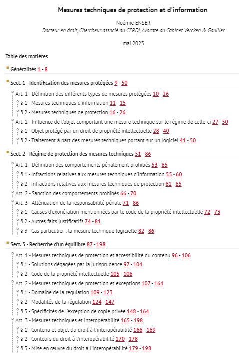 Très heureuse et fière d'annoncer la parution, au sein du Répertoire Dalloz IP/IT, du répertoire relatif aux mesures techniques de protection et d'information, que j'ai eu le plaisir et l'honneur de rédiger. Un grand merci à <a href="/StPrevost/">Stéphane Prévost - Boyard</a>  et Pierre Sirinelli pour leur confiance !
