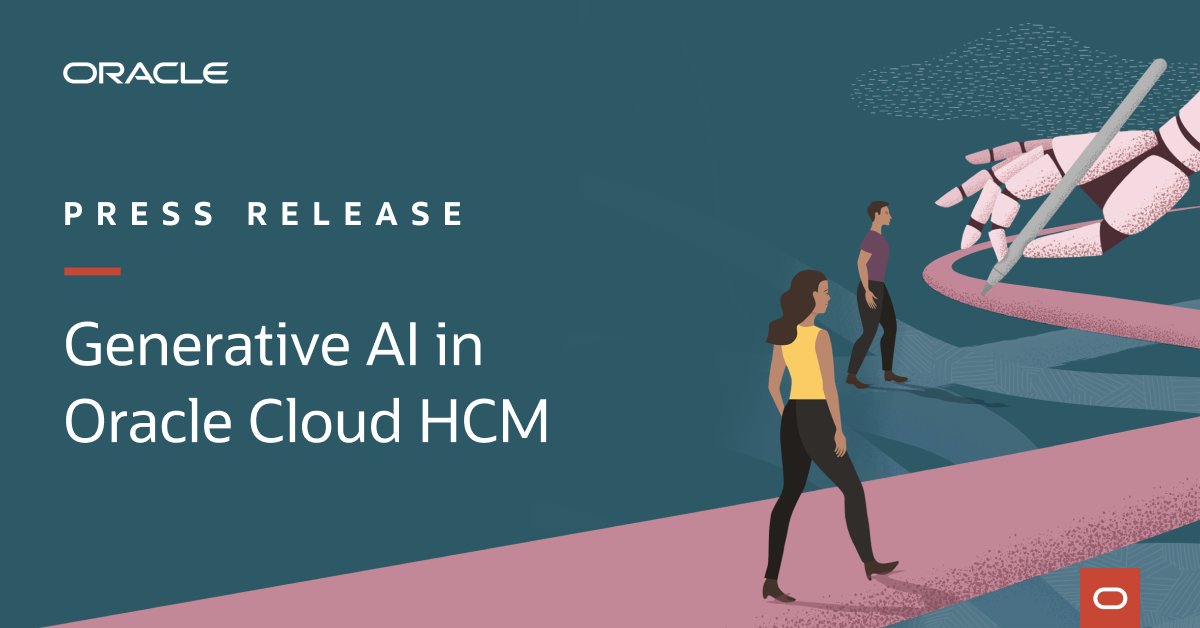 Wondering how generative #AI can help boost productivity and improve the employee experience? Check out the latest news from <a href="/Oracle/">Oracle</a> Cloud #HCM: social.ora.cl/6016PDjW8