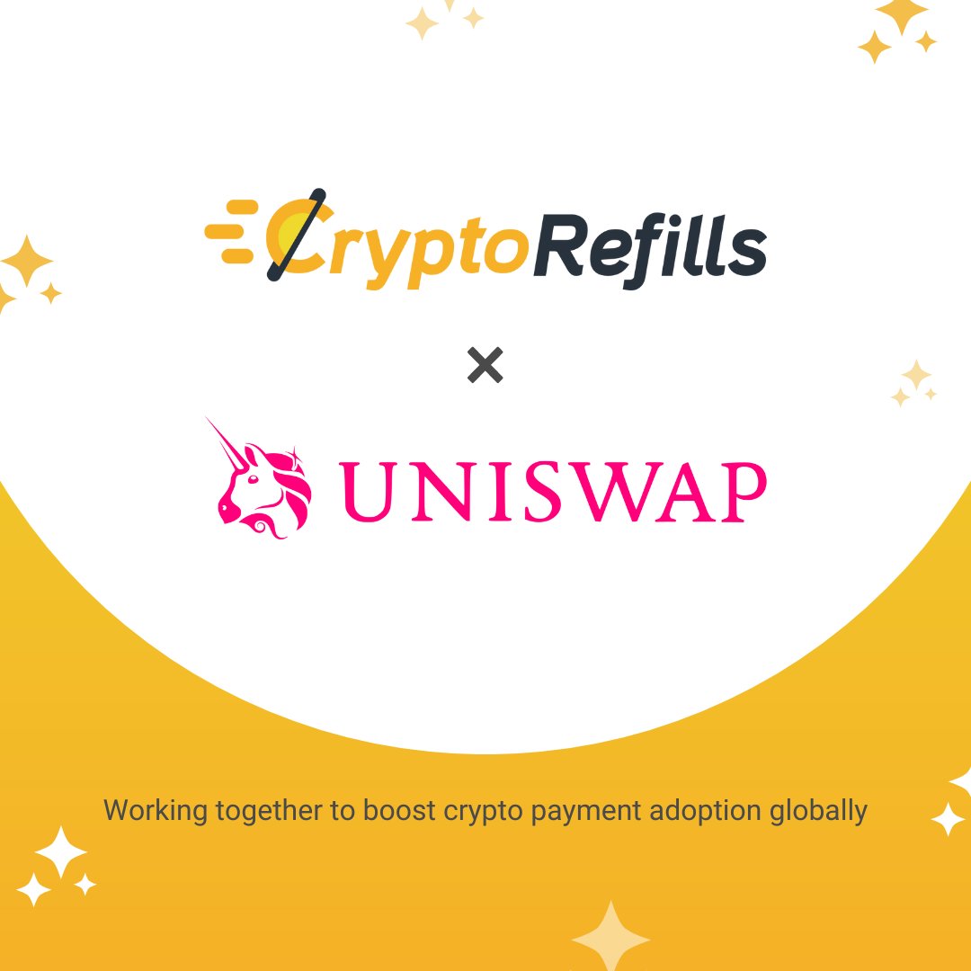 Cryptorefills's tweet image. #Uniswap, a decentralized exchange on #Ethereum, enables users to swap ERC20 tokens without traditional intermediaries. Meanwhile, #CryptoRefills allows users to spend #Bitcoin and other #cryptos for everyday needs, aiming to boost adoption globally.

1/5
