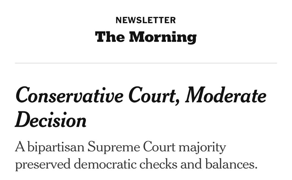 jaywillis's tweet image. Congratulations again to the NYT for running this headline yesterday, terrific work