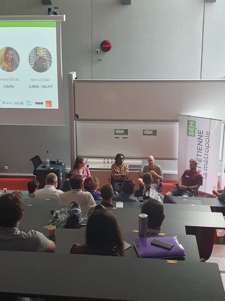 Présentation de SELFIT par Yann Le Mat au barbecue de l'innovation organisé par Saint-Etienne Métropole et <a href="/Pulsalys/">PULSALYS</a>. <a href="/chaire_ActiFS/">ActiFS</a> <a href="/LIBM_lab/">LIBM</a>