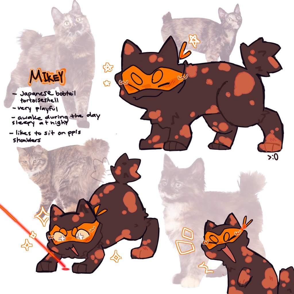 FunkyZomz's tweet photo. Rottmnt as cats!!>:3
#rottmnt #cats #rottmntau https://t.co/5OehG28vvx