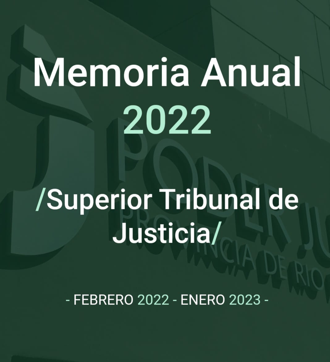 Compartimos el enlace de la Memoria 2022 del Poder Judicial donde podrá acceder a la sección Escuela Judicial: jusrionegro.gov.ar/web/gobierno-a…