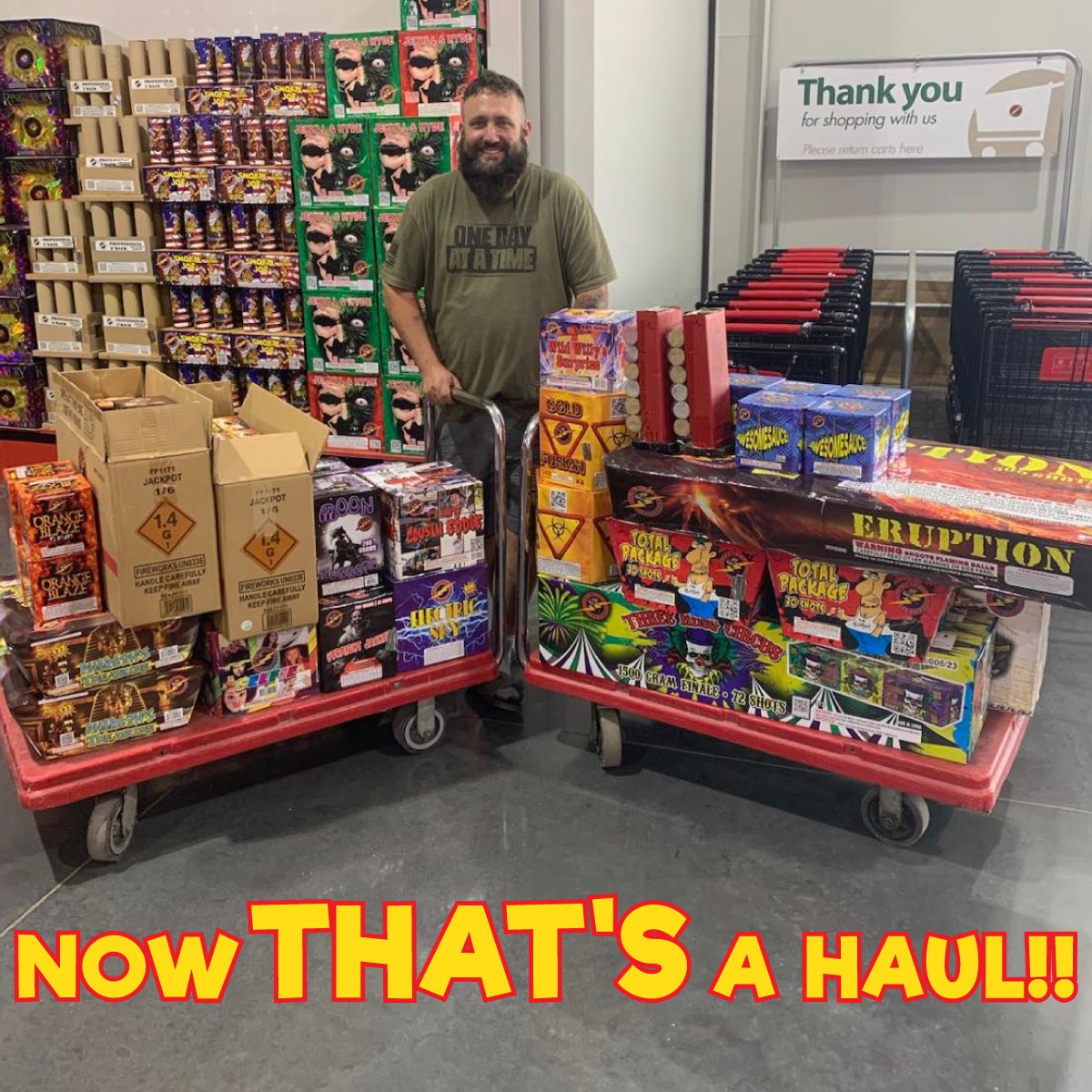 Now THAT'S a haul! Thanks for sharing!

#wwf #wildwillysfireworks #fireworks #wildwillys #fanphotos