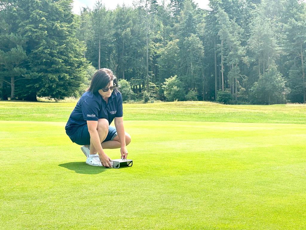 CTC_Sally's tweet photo. Checking HOC with the Prism Gauge @SwaffhamGolf  today with Danny and and Colin - they are always striving to be better #support #golf #awesomecustomers #topcourse https://t.co/BGHZjXEGTp