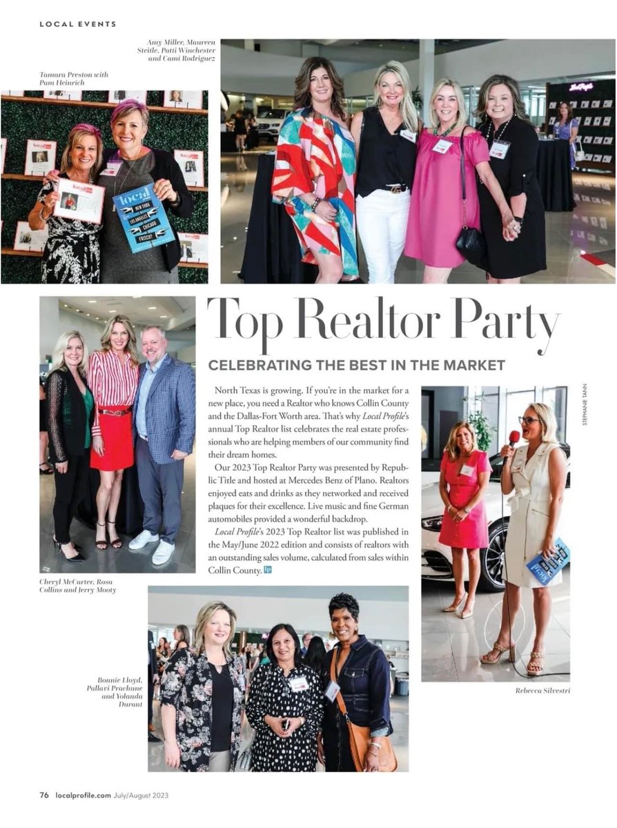 WS__Group's tweet photo. Fun night celebrating with our team and so many wonderful agents! Thank you @localprofiletx, Republic Title and @mercedesbenzplano for hosting!
#winchestersteitlegroup #housecrush #BFSIR #Sothebysrealty #Luxuryhomes #briggsfreeman #realestate #realtor #dfw https://t.co/E8tSo1M5Jr
