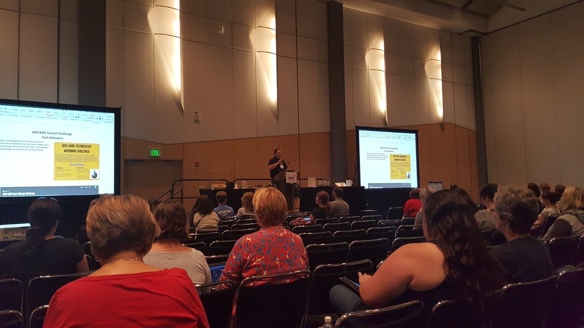 donovanscience's tweet image. Throwback to my first ISTE presentation in 2016. Really enjoyed presenting there even though it was overshadowed by the fun we had at #col16 later that week.