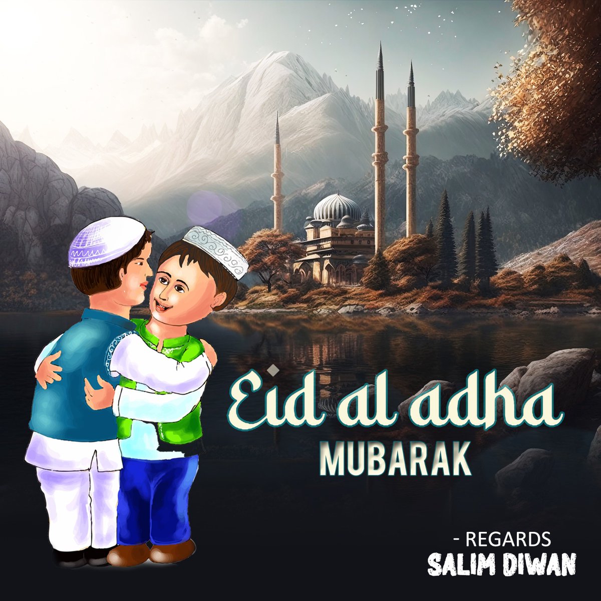 Wishing everyone a blessed EiD Al Adha filled with happiness, love & peace✨✨ Eid Mubarak 🎊🎊

#eid2023 #eidmubarak #eidaladha #happiness #love #peace #actorlife #salimdiwan