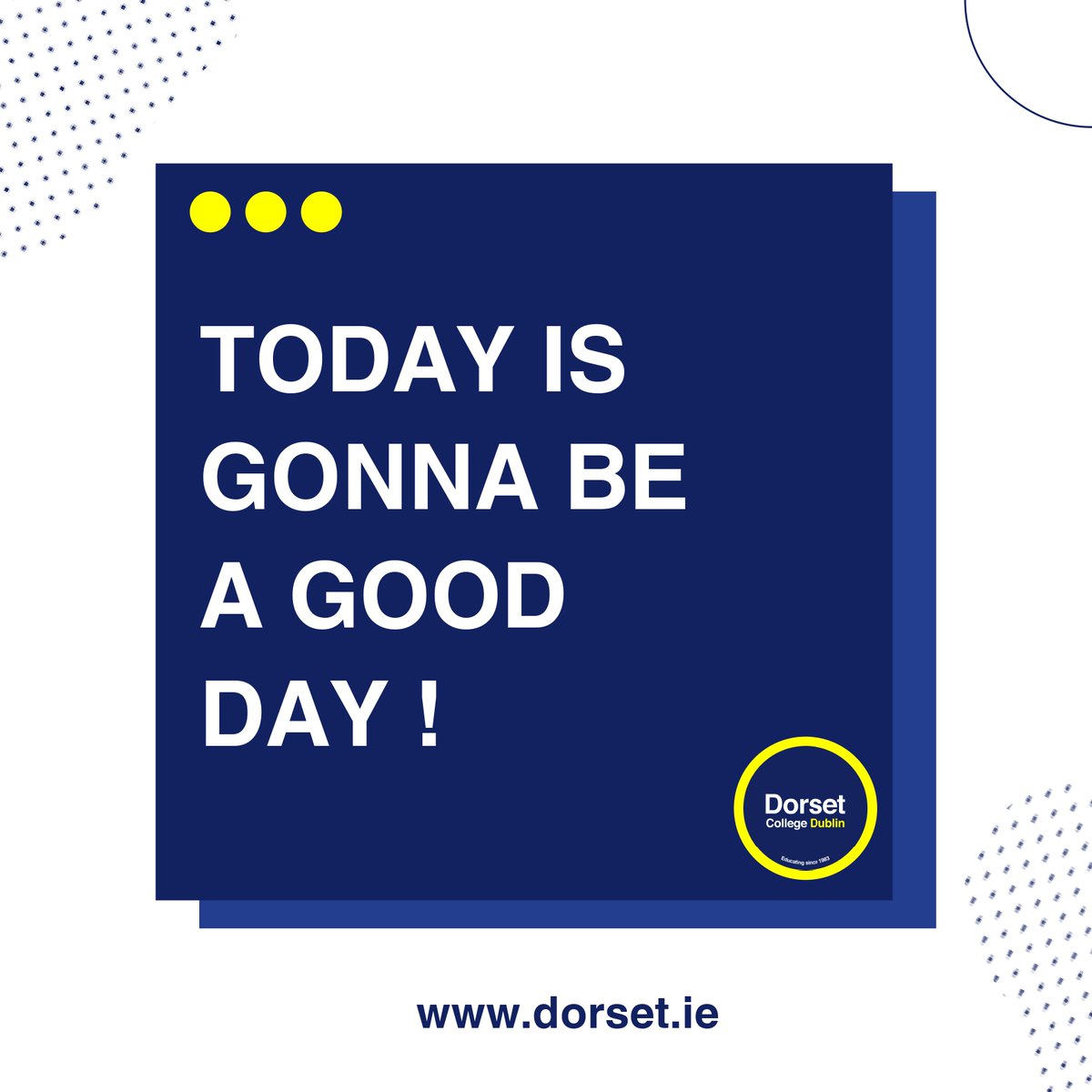 Happy Thursday everyone! 

#dorsetcollege #dublin #wearedorset #motivation