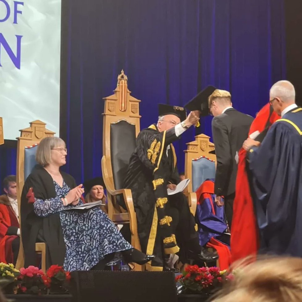 AberdeenHistory's tweet photo. Congrats to all our ✨ @AberdeenHistory students who graduated 🎓 yesterday &amp; in other ceremonies this week, + to all Divinity, History, Philosophy &amp; Art History #ClassOf2023. What a joy to celebrate together! 👏
#AbdnGrads @Abdn_ArtHistory @AbdnDivinity @Philosophy_Abdn https://t.co/NZbpZDCRl9