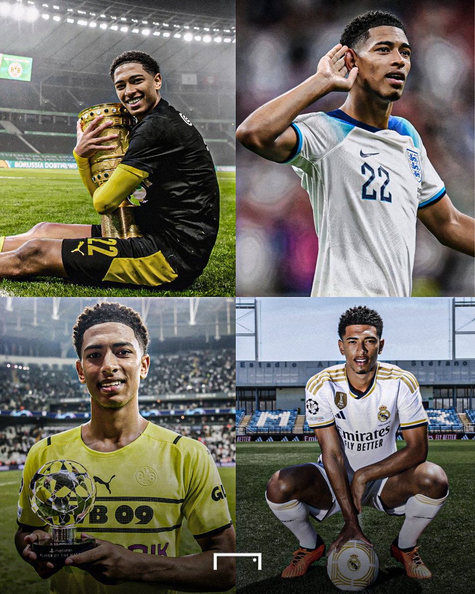 goal's tweet photo. Jude Bellingham turns 20 today. He achieved so much as a teenager 💫 https://t.co/5xmUQCjHMZ