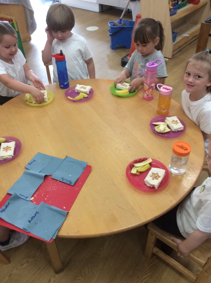 EgremontEYFS's tweet photo. For our #funsnack we made Australian fairy bread as it comes from the country where the great barrier reef is. We spread on the butter, poured out the sprinkles and cut out some shapes in the bread. Of course we also ate it all up! #yummy 🧚♂️ 🍞 🧚♀️ https://t.co/R51rMpHPLX