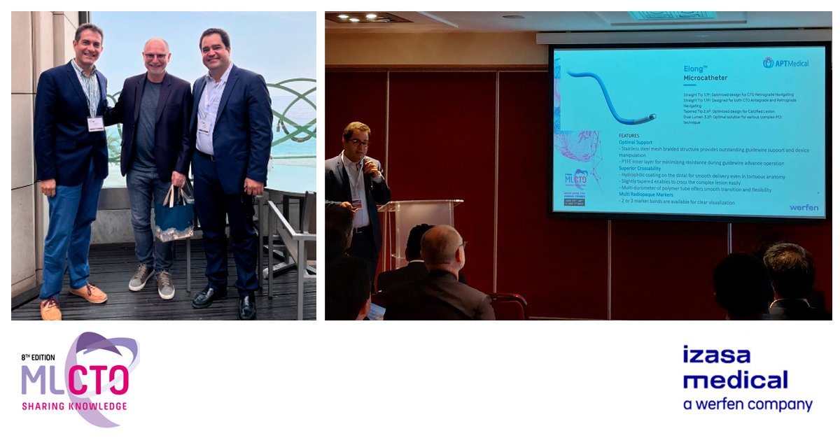 IzasaMedical's tweet photo. Ayer estuvimos en el simposio🗣: "Be More Resourceful for Symphony of Complex PCI. If you are seeking valuable insights and practical strategies for tackling complex PCI cases" en el 8º Congreso de @MLCTOAcademy. Gracias 👏 al Dr. José Antonio Fernández y al Dr. Antonio Gómez, por compartir sus casos.

📍 Palais de la méditerranée, Niza, Francia
Programa MLCTO 2023 🔗 https://t.co/pvS2IeWYlD

#APTMedical #MLCTO2023 #InterventionalCardiology #MedicalDevices #IzasaMedical