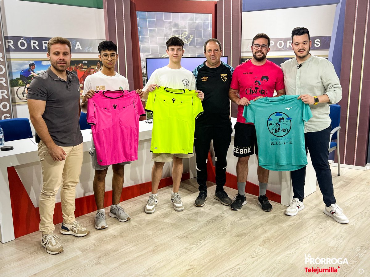 LaProrrogaTCJ's tweet photo. 📺🔴 ¡Último programa de La Prórroga esta temporada en Telejumilla!

🏃🏻‍♂️🍇 Hablamos de la Chatico Extreme Race Jumilla con el presidente de la Fiesta de la Vendimia, Guillermo González. https://t.co/1XtUHOHDMe