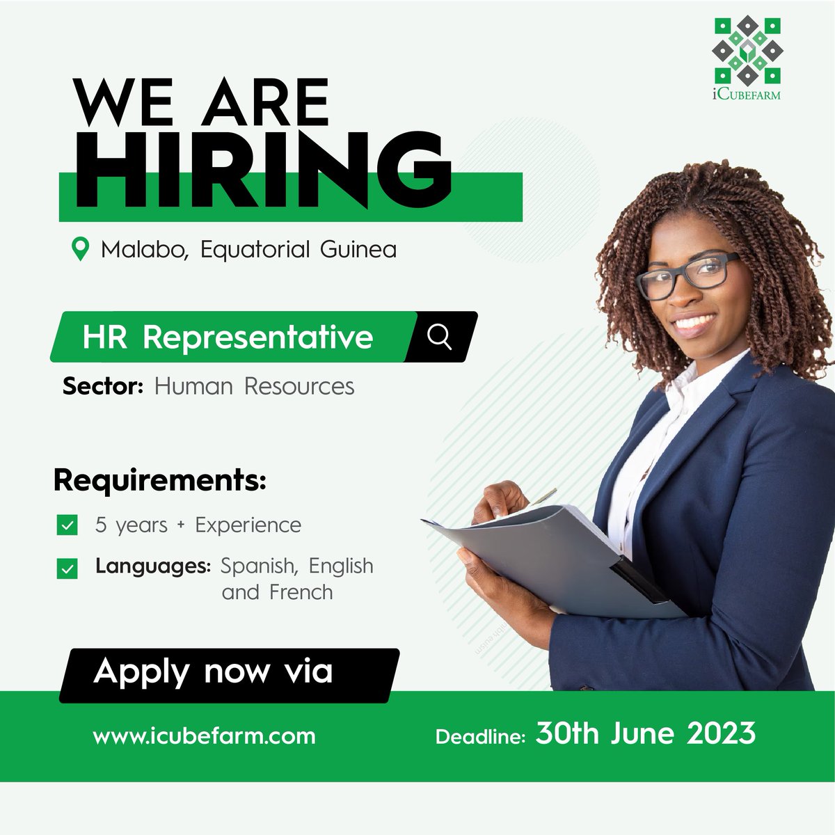 🚨 We Are Hiring !!

Are you an experienced HR professional looking for a career in Malabo #EquatorialGuinea ? Look no further ! Apply now via lnkd.in/eQQmBb_P and let's start the conversation!

#WeAreHiring #jobopportunity #MalaboJobs #HRJobs #Malabo