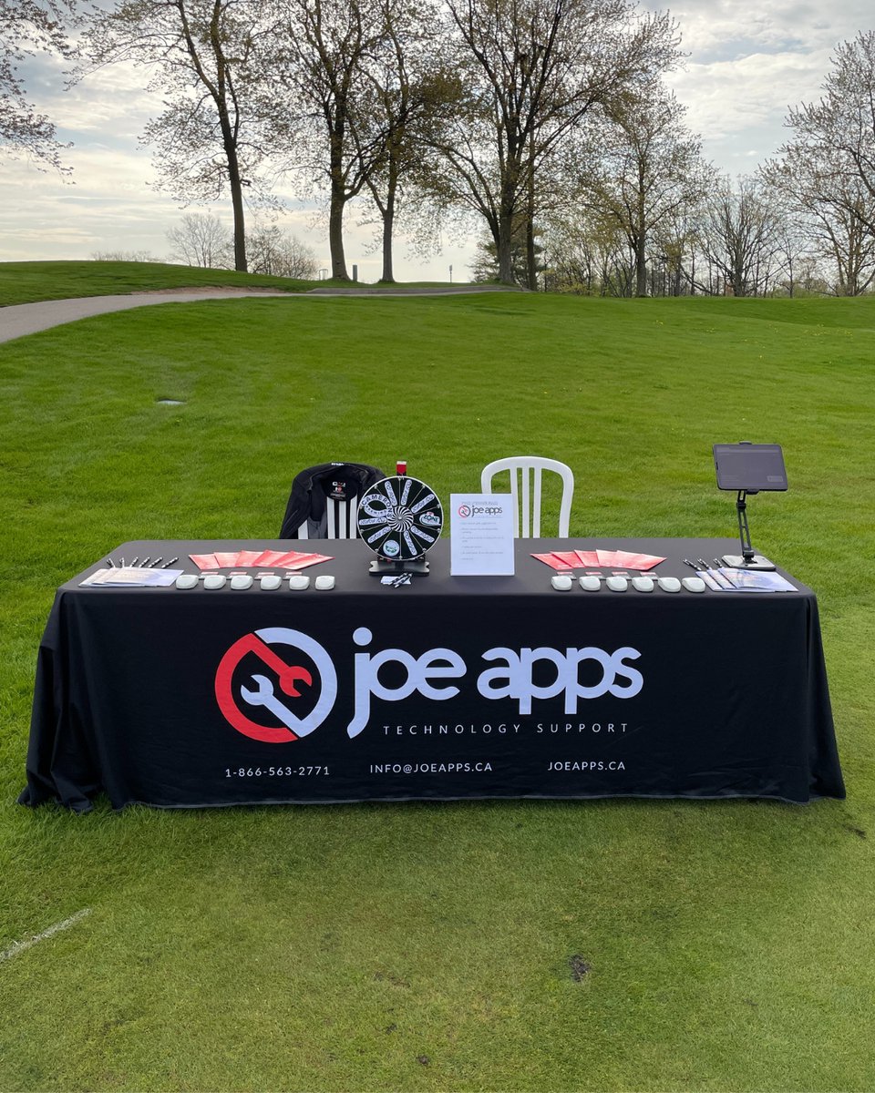 JoeAppsSupport's tweet photo. We believe in not just serving our clients with dedication & hard work, but also giving back to the community.
Our booth was a hub of activity at a recent chamber golf tournament, connecting us with golfers, community members, and business professionals.β€οΈ
#JoeAppsTechSupport https://t.co/TI5CK5jYyS