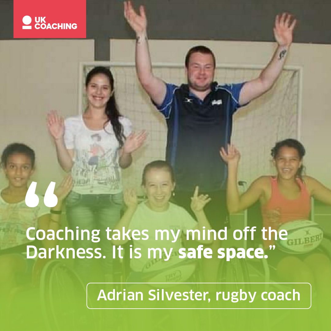 Mental health doesn't discriminate. It affects people of all ages, genders, ethnicities & professions. Including coaches

Read Adrian’s story: bit.ly/43FVhIe

“I'm learning talking is best. The more I talk about my darkness the easier it is to bear”

#WorldWellbeingWeek