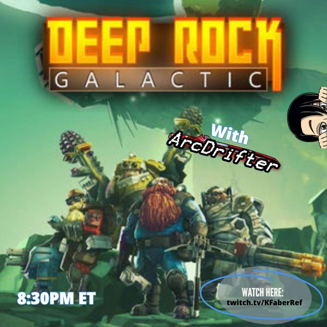 That's right! The dwarves are back in action tonight! Join <a href="/ArcDrifter/">△rcDrifter 🏳️‍⚧️🎮</a> , Myself and some other friends as we dive deep into the heart of the mines to slay some bugs and get those minerals!

#RockandStone #deeprockgalactic #drg #livestreams #twitch #razerstreamer #fueledbyrogue