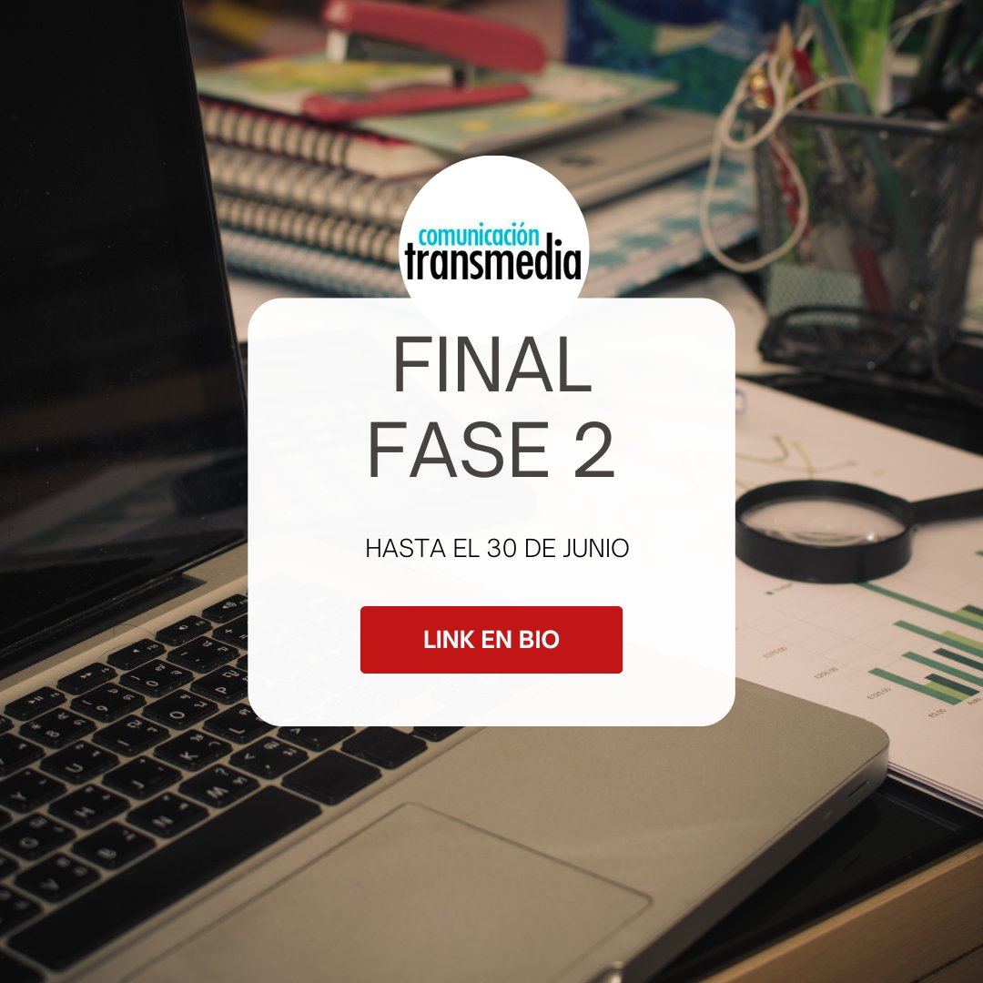 Máster en Comunicación Transmedia 🤳 tweet media