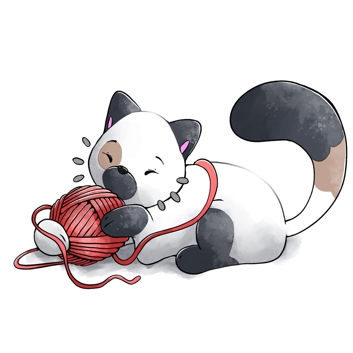 Weil eine Katze alleine ja doof ist. Kommt hier Nummer 2 😉😍🙈

#cat #katze #haustier #illustration #art #artwork #artist #catsofinstagram #sticker #etsy @etsyde <a href="/clipstudiopaint/">CLIP STUDIO PAINT</a>