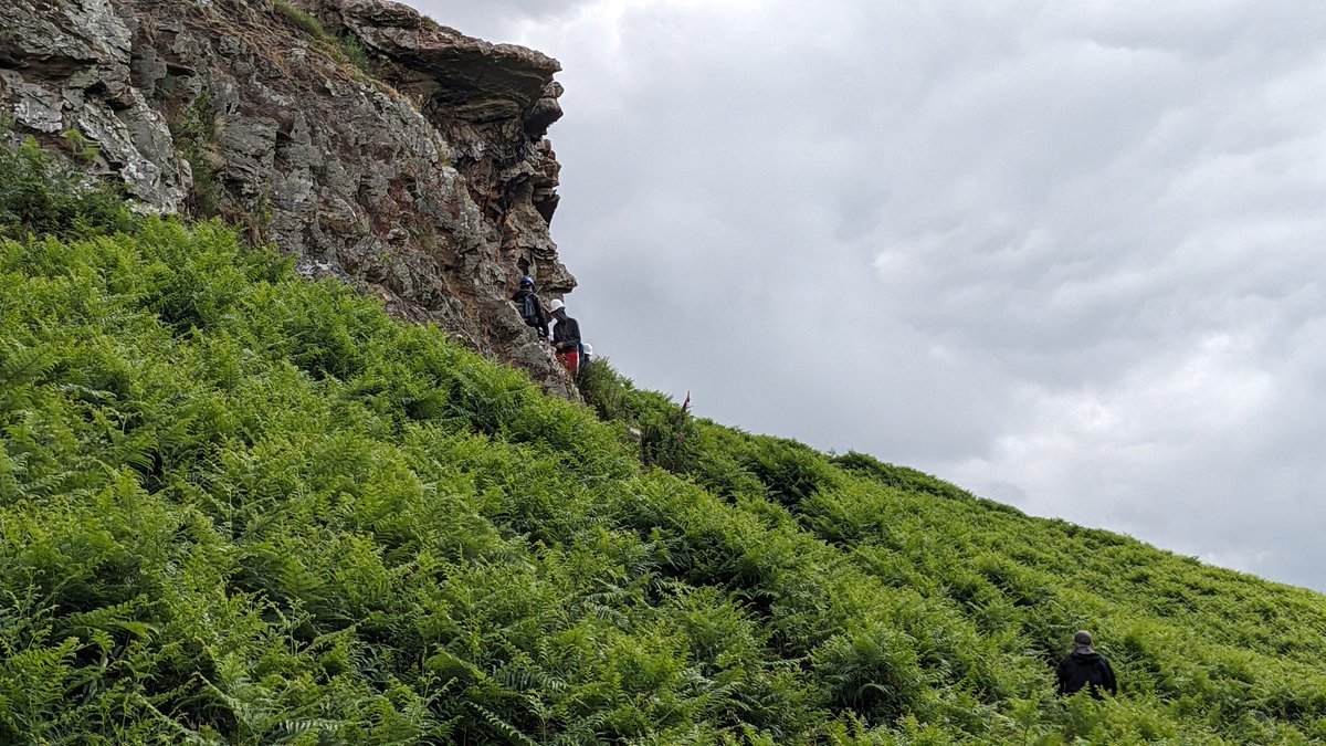 AGSB_Geology's tweet photo. A brighter start today, perfect weather for some sedimentary environment interpretation #ThinkGeology @agsb_official #Geoliday https://t.co/sujCBa2NyN