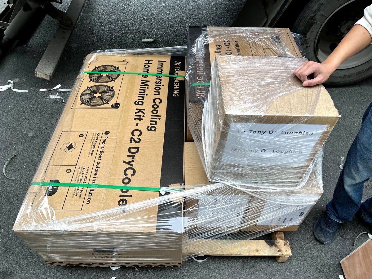 Rebecca230765's tweet image. Everything is going well. 🤗 #Bitcoin📷📷 #homemining #immersionmining