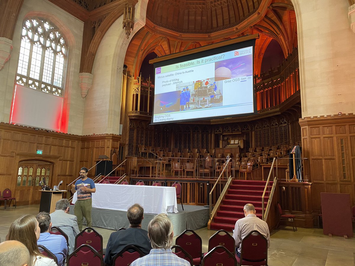 Smart Internet Lab (@bristol_smart) on Twitter photo One of our <a href="/BrisPhotonics/">Bris Photonics and Quantum</a> Research Group members, <a href="/QuantumSid/">Siddarth Koduru Joshi</a> giving us a fascinating insight into satellite research in Quantum Communication!
#smart2023 #satellite #quantum One of our <a href="/BrisPhotonics/">Bris Photonics and Quantum</a> Research Group members, <a href="/QuantumSid/">Siddarth Koduru Joshi</a> giving us a fascinating insight into satellite research in Quantum Communication!
#smart2023 #satellite #quantum