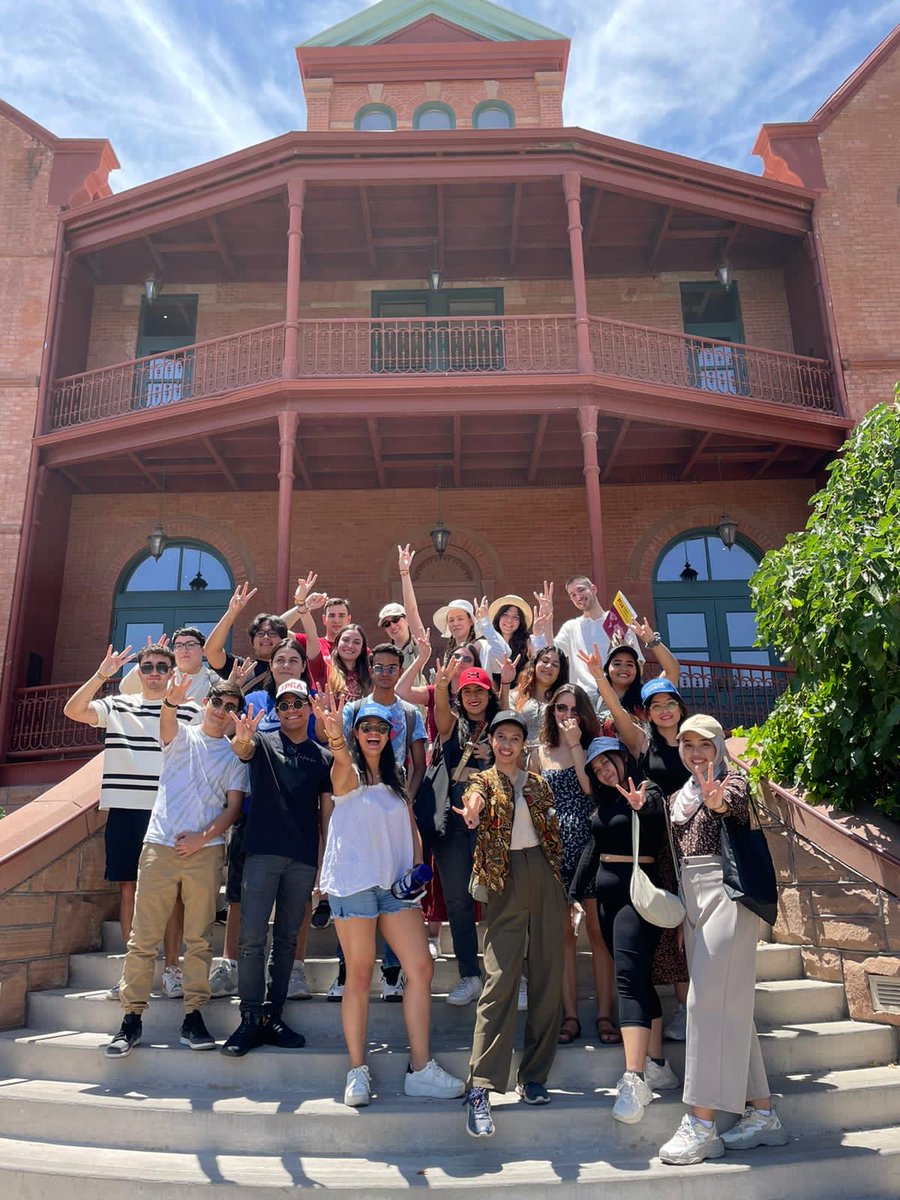 MapuaMCL's tweet photo. LOOK | Mapúa MCL Representative Kiel Enrique D. Domingo is all smiles as he participates in the @ASU Summer Immersion at Arizona State University!
#StudyAtMapuaMCL
#BuildingProfessionals
#TakeOnTheWorld https://t.co/PZHo49CMoU