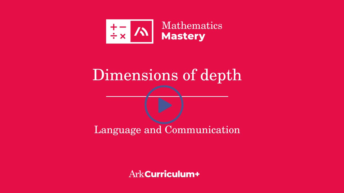 MathsMastery's tweet photo. To wrap up our series of posts on developing #OracyinMaths we hear from Dr Helen Drury, who founded the programme, on how crucial Language and Communication really is. Watch the video: https://t.co/i91bCtjSvU
Find out how to join us with the DfE-subsidy: https://t.co/nv4FxZlK1C https://t.co/q7WPpvif9e