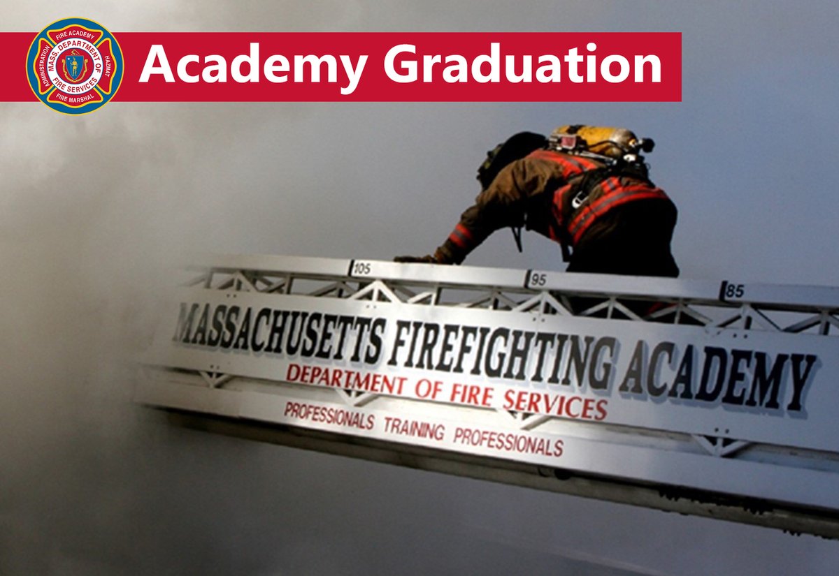 MassDFS's tweet image. Congratulations to the members of Call/Volunteer Firefighter Recruit #Class105! They're graduating from the Massachusetts Firefighting Academy this evening. Join us in Stow at 7:00 pm, or check ow.ly/xQTk50OXvM3 tomorrow for video of the ceremony!