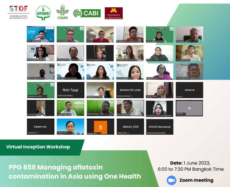 APAARI's tweet photo. 🎉 #Throwback to APAARI's new project's #InceptionWorkshop, earlier this June!
Thanks to the support from #STDF, we embarked on a holistic approach, integrating #OneHealth to tackle aflatoxin contamination.
Read: https://t.co/chjWxvFEBD
@wto @ILRI @IITA_CGIAR @CABI_News @CFANS https://t.co/Rx6DKuL1kK