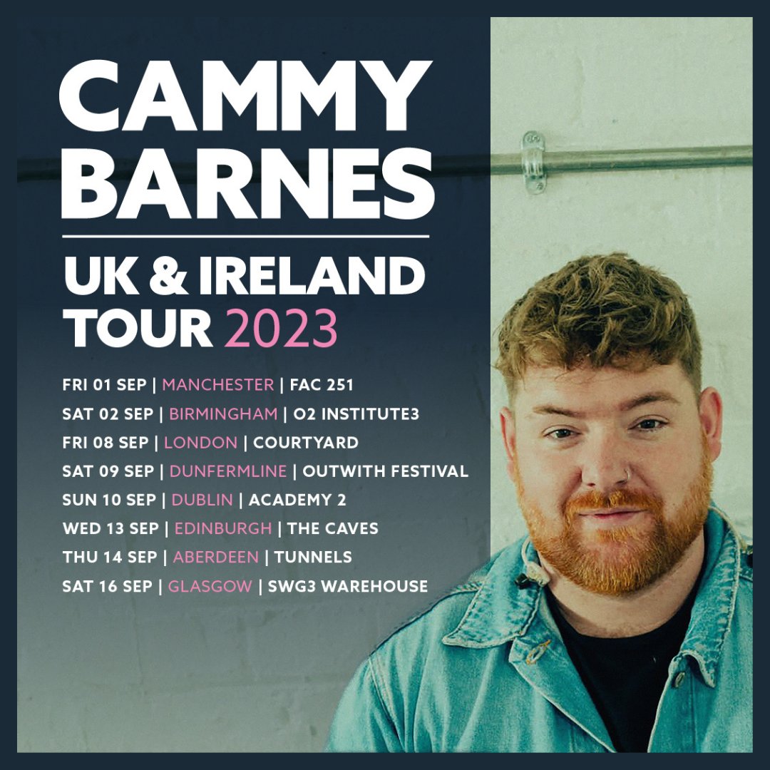 Cammy Barnes is LIVE at The Courtyard Theatre.

Born in Fife, Scotland, Cammy Barnes has had success with multiple singles charting in the UK Top 20.

Fri 8th September 2023.

Doors Open @7pm.

Tickets are AVAILABLE NOW

tinyurl.com/3xph2jc2

#cammybarnes #thecourtyardtheatre