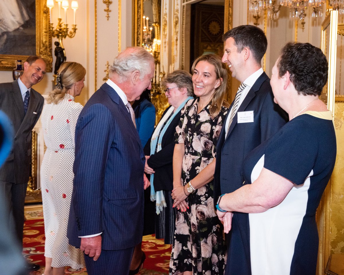 Brilliant reception with HM King Charles III at Buckingham Palace earlier this week, celebrating UK businesses that won the prestigious @TheKingsAwards for Enterprise 2023. Congratulations to all award recipients. (📷 Alex Lloyd)