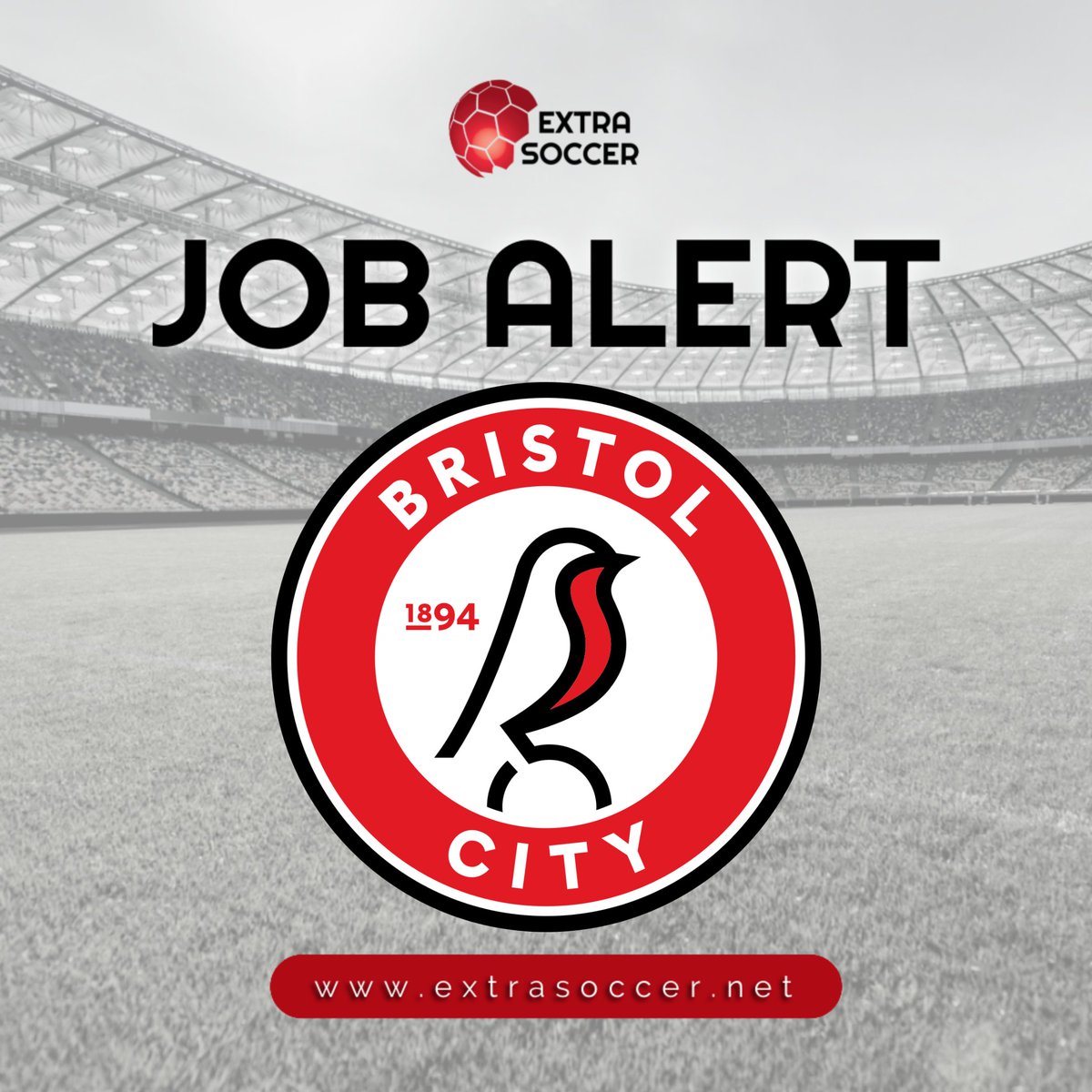 🚨⚽  𝙉𝙀𝙒 𝙅𝙊𝘽 𝘼𝙇𝙀𝙍𝙏! 📣 

Bristol City FC 🏴󠁧󠁢󠁥󠁮󠁧󠁿
Specialist Sport Coaches

Link 👉 extrasoccer.net/soccer-jobs

🌐 extrasoccer.net/membership

#football #soccer #recruiting #jobs #footballjobs #soccerjobs #vacancies #footballcoach #bristol