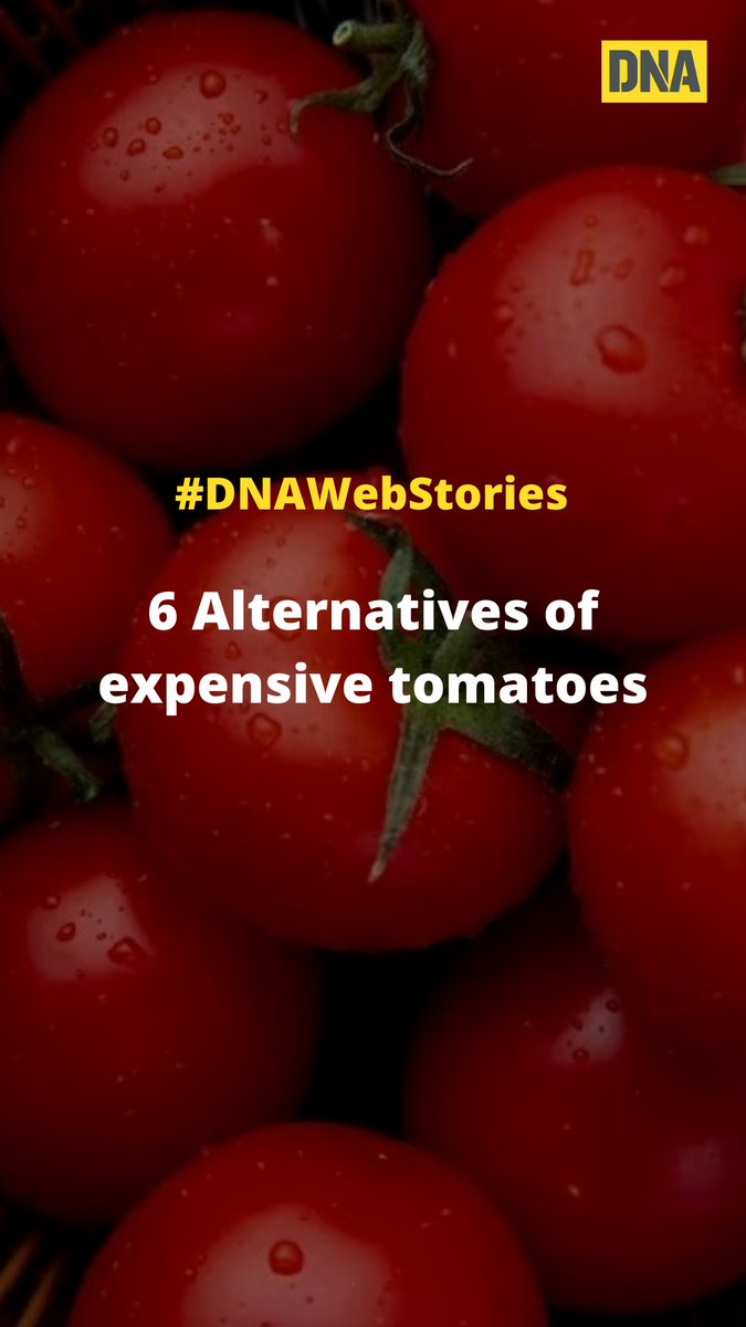 #DNAWebStories | 6 Alternatives of expensive tomatoes

Take a look: dnaindia.com/web-stories/li…