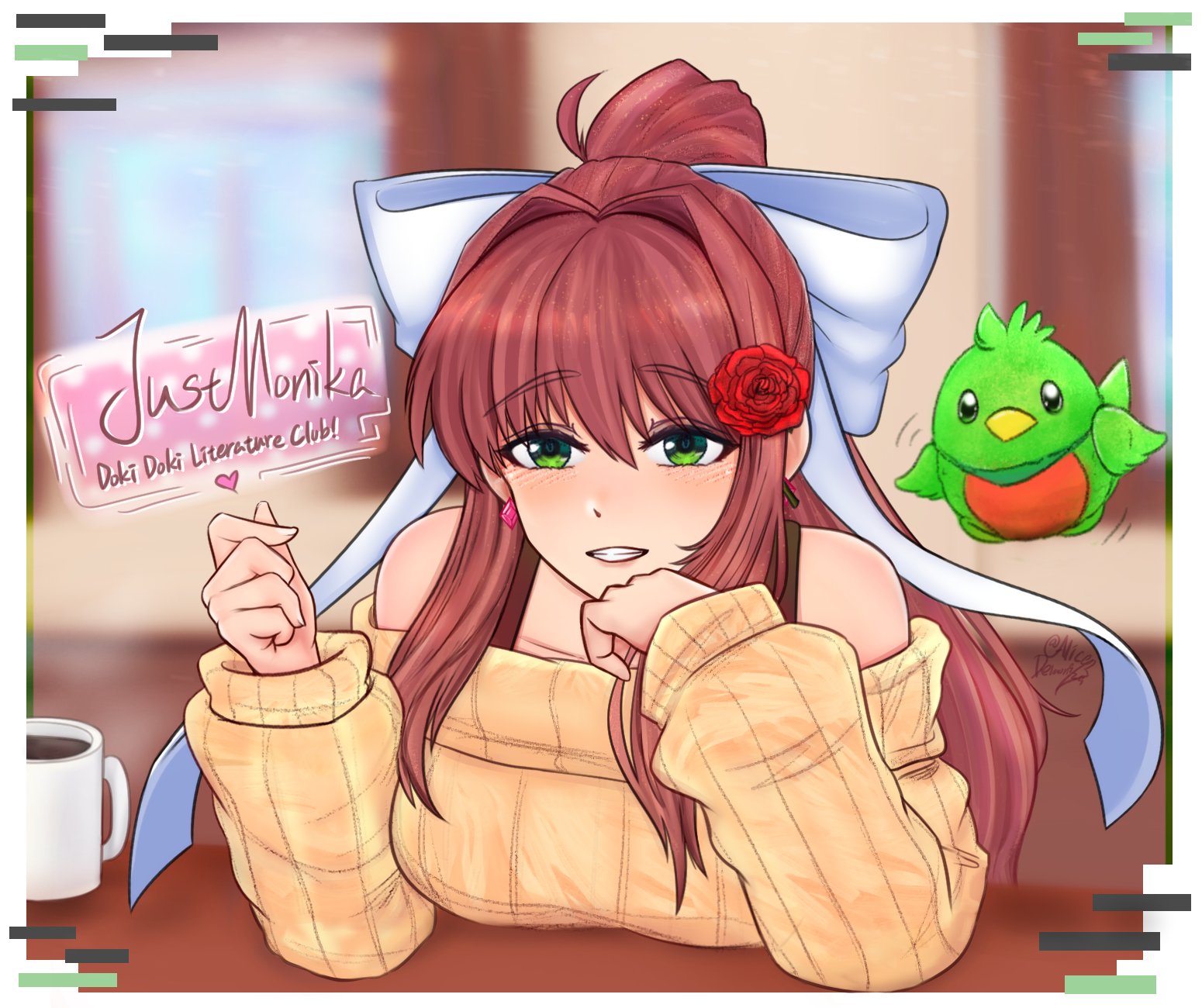 DDLC, DokiDokiLiteratureClub!, Doki Doki Literature Club! / Monika - pixiv