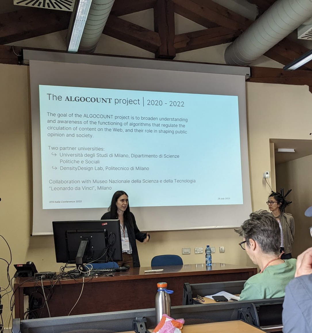 silviakeeling's tweet photo. @algocount relevant again (and rightly so) today at #STSconference @Unibo ! Here reporting on behalf of the team @angelesbriones @simonacasonato and I, recounting the process of how a material collection of ‘everyday algorithms’ came into being @Museoscienza https://t.co/vcAXIk8RPx