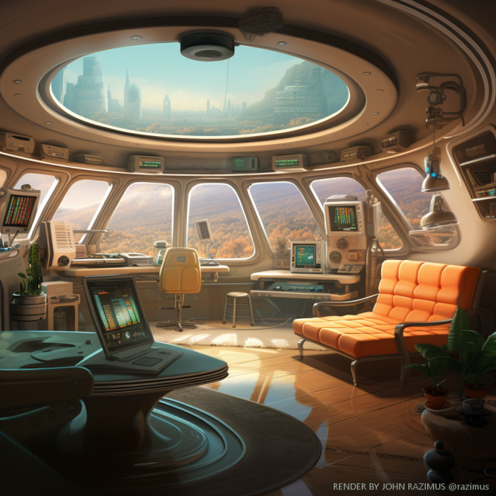 razimus's tweet image. The inside of my flying saucer is pretty comfy, a rad chair, computers all over the place, scientific equipment, my main objective is to seek out new MMORPGs from alien worlds, their online games are hopefully as good as ours. ET video games, my only objective #ufotwitter #ufoart