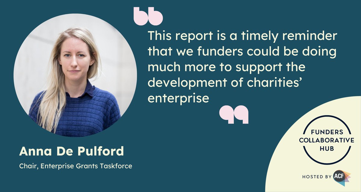 New report out today shines light on significant potential of #EnterpriseGrants. Delighted to be a Task Force member on the Enterprise Grants Task Force. This is the beginning of a movement that will create sustainable growth for the VCSE sector funderscollaborativehub.org.uk/blogs/new-repo…