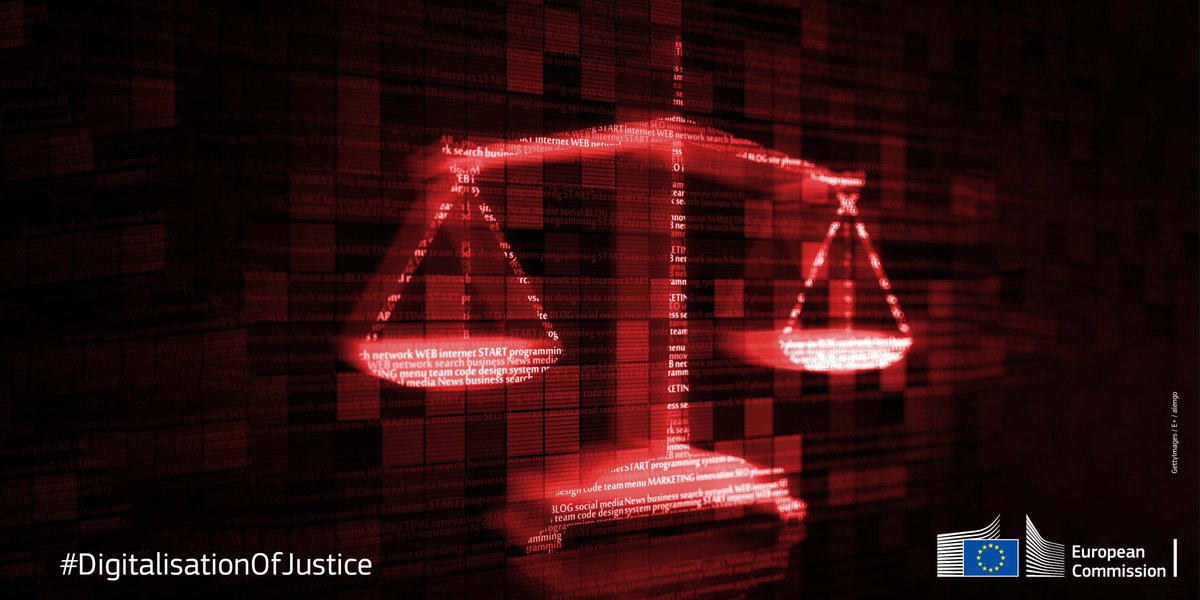 EU_Justice's tweet photo. #DigitalisationOfJustice 

We welcome political agreement between @EUCouncil &amp; @Europarl_EN on new EU rules to make judicial cooperation more efficient &amp; improve access to justice in cross-border civil, commercial and criminal matters.

Read more: https://t.co/932xAFLWm9 https://t.co/gPdE090A5D