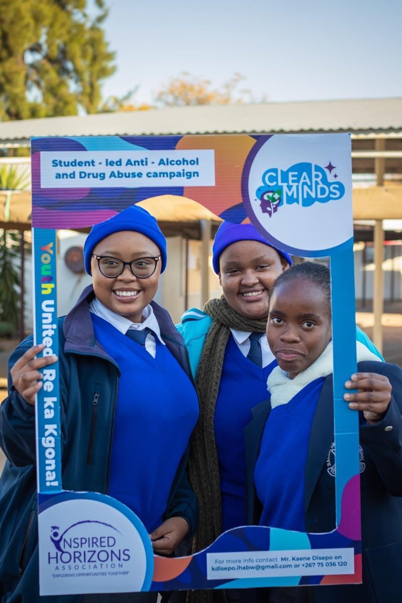 KaeneDisepo's tweet photo. We look forward to the insights of the Forum to advance on our newly launched student-led anti alcohol and substance abuse program, #CLEARMINDS. @IHA_BW has already received over 10 schools interested in us forming clubs there, hence a reflection of its necessity. @njmasisi https://t.co/SuPFn344F4