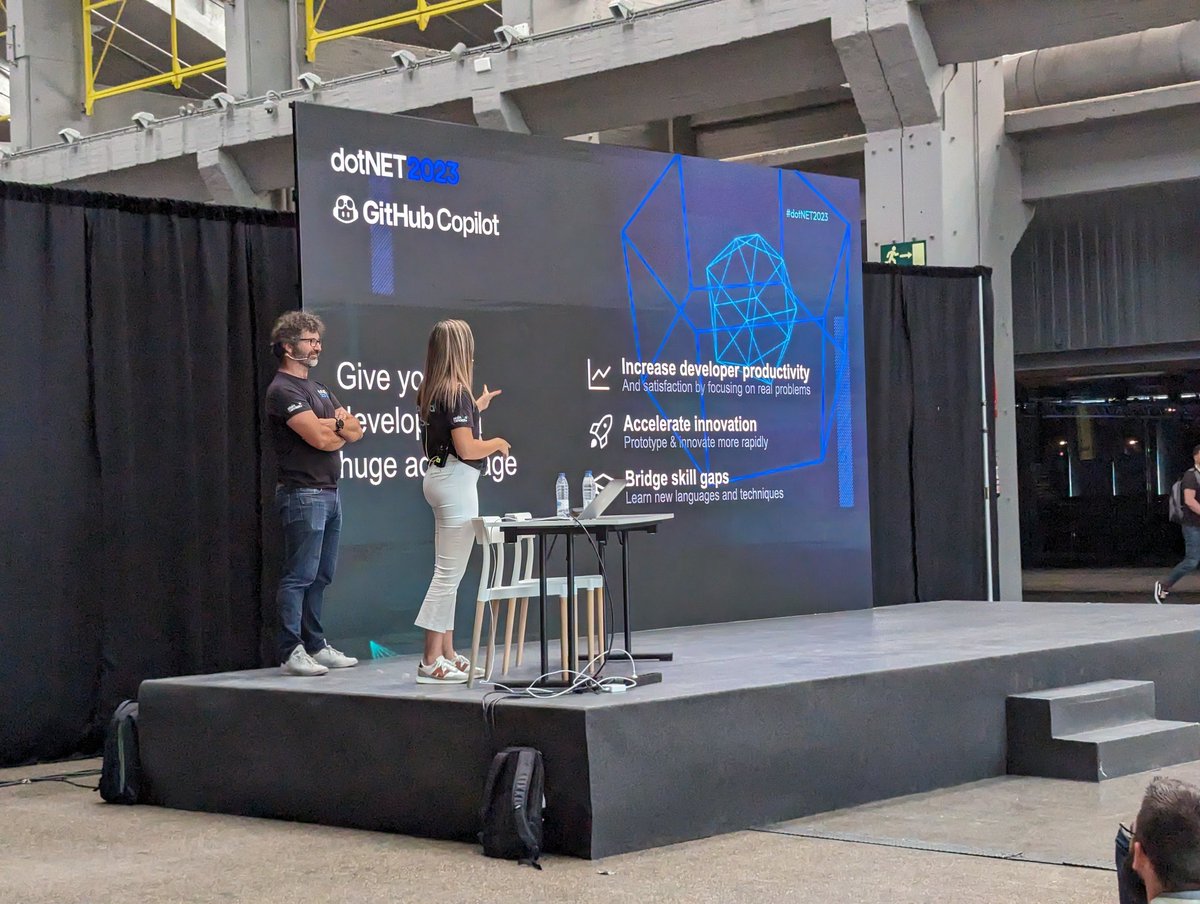 miguelangelcv's tweet image. &quot;Unlocking AI Full Potential with Copilot X&quot; #dotNET2023