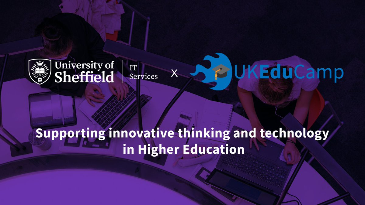 #UKEduCamp is supported by the University of Sheffield - a proud proponent of innovative thinking and technology in Higher Education. Thank you to the University for providing facilities and catering for today's event.