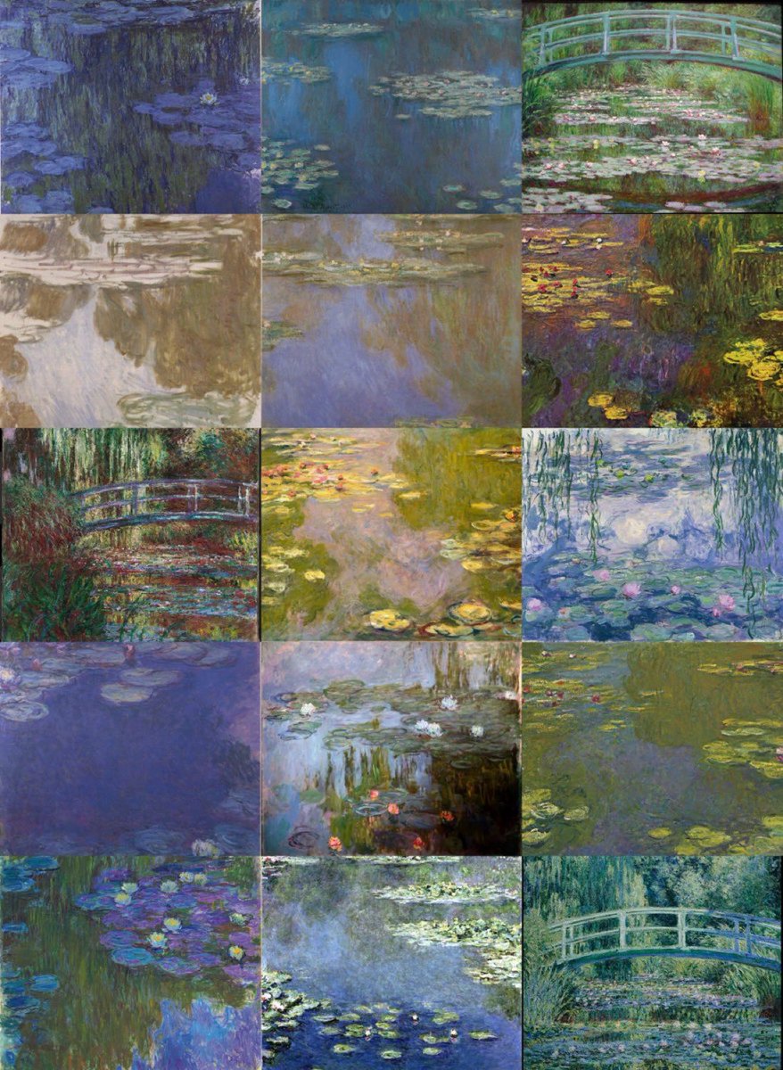 Claude Monet's water lilies