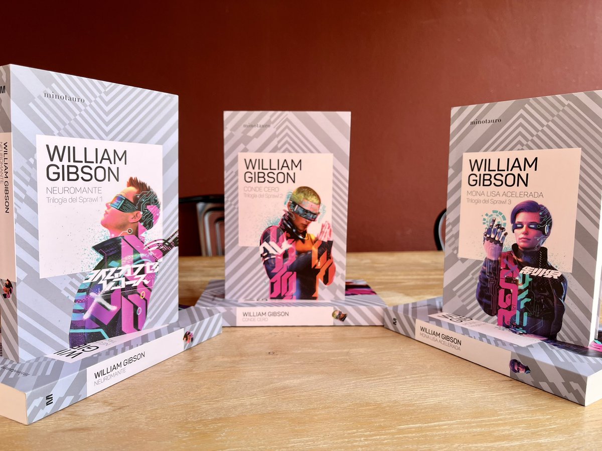¡Sorteo! Los tres volúmenes de la Trilogía del Ensanche de William Gibson. Para participar:

- Seguirme a mí.
- Seguir a <a href="/minotaurolibros/">Ediciones Minotauro</a>.
- Hacer RT a este tuit.

A partir de ya y hasta el viernes 14 de julio a las 23.59. Solo válido para territorio español (sorry).

¡Suerte!