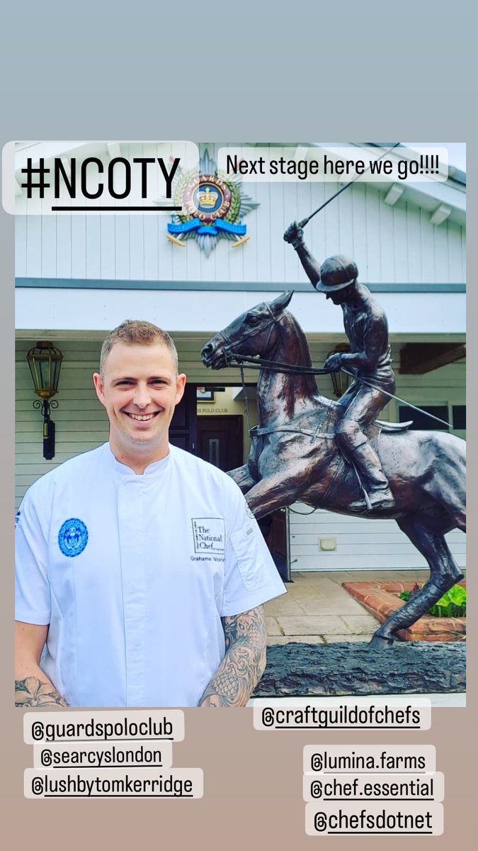 Absolutely over the moon to have received a nice little jacket today to confirm I have made the semi-finals of @craftguildofchefs  National Chef of the Year. 

Now it's time to focus and zone in!

@chef.essential
@lumina.farms
@chefsdotnet @churchill_1795 @valrhona_uk 

#NCOTY