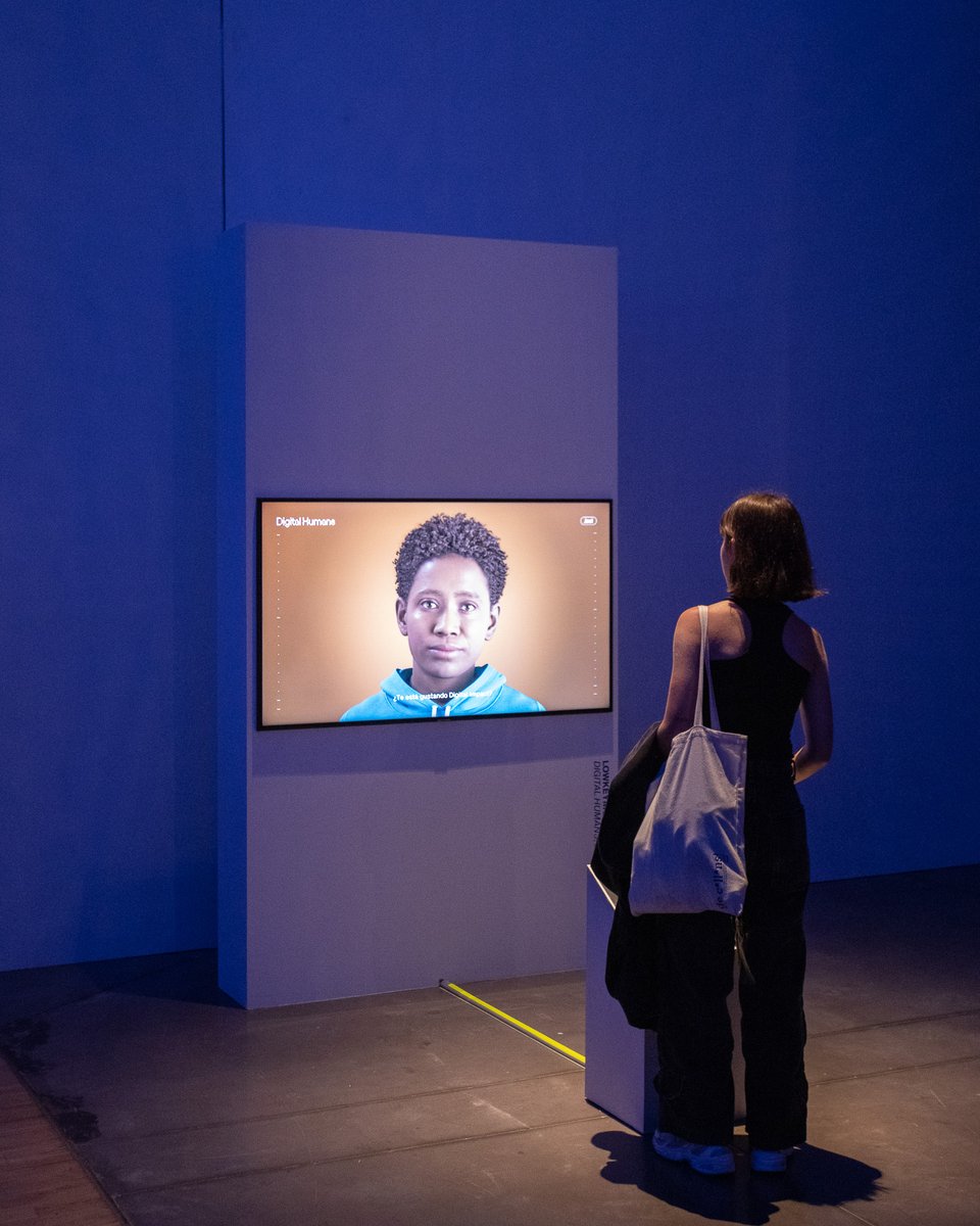 ARTWORKS AT DIGITAL IMPACT💙
<a href="/lowkeymovesco/">LOWKEYMOVES</a> is a creative agency specialising in music, culture and technology. 
Their artwork “Digital Humans” of 4 avatars invites us to reflect on the relationship we have with technology in the present and the future 🤖