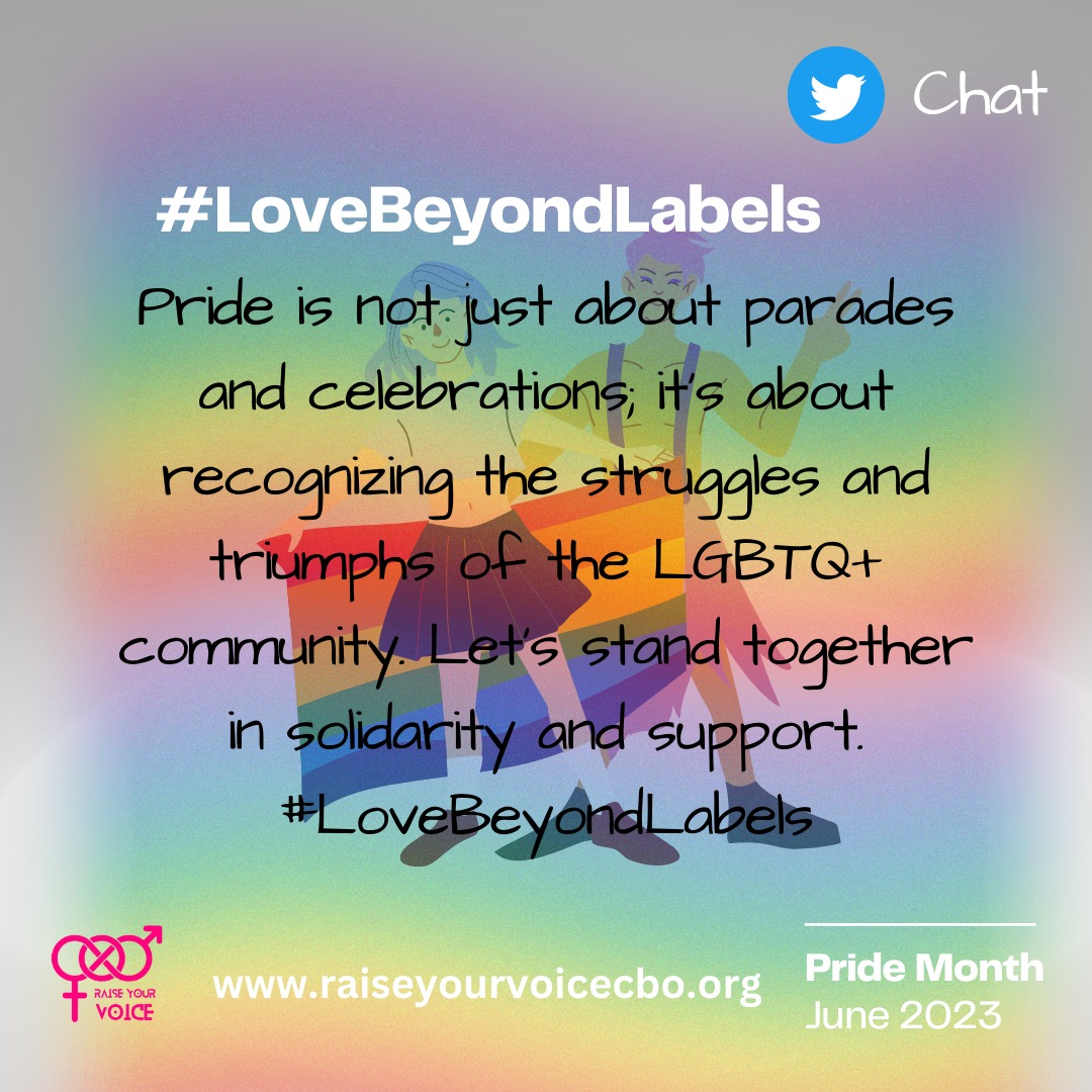 The struggle we go through everyday to achieve our goals is what makes us have pride . #LoveBeyondLabels