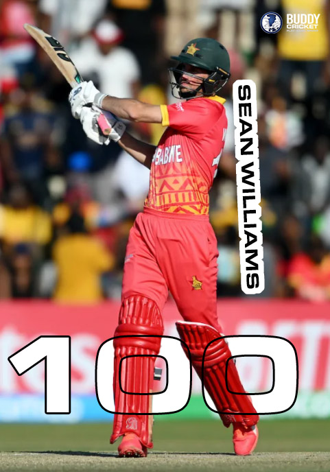 TheBuddyCricket's tweet image. Sean Williams is on Fire! Back-to-Back Hundreds for Zimbabwe! 🔥🔥 Zimbabwe&apos;s Unstoppable Winning Streak! 💪🏏
#CricketSuperstar #ConsistentPerformer #cricket #worldcricket #Oman #zimbabwe #Omancricket #zimbabwecricket #CWC #CWCQ #ICC #ZIMvOMA #worldcup #worldcupQulifiers
